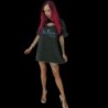 Robe t-shirt Tan S/M strass personnalisable | Vicorne Competitor