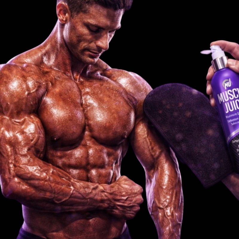 Aceite para posar jugo muscular | Competidor de Vicorne