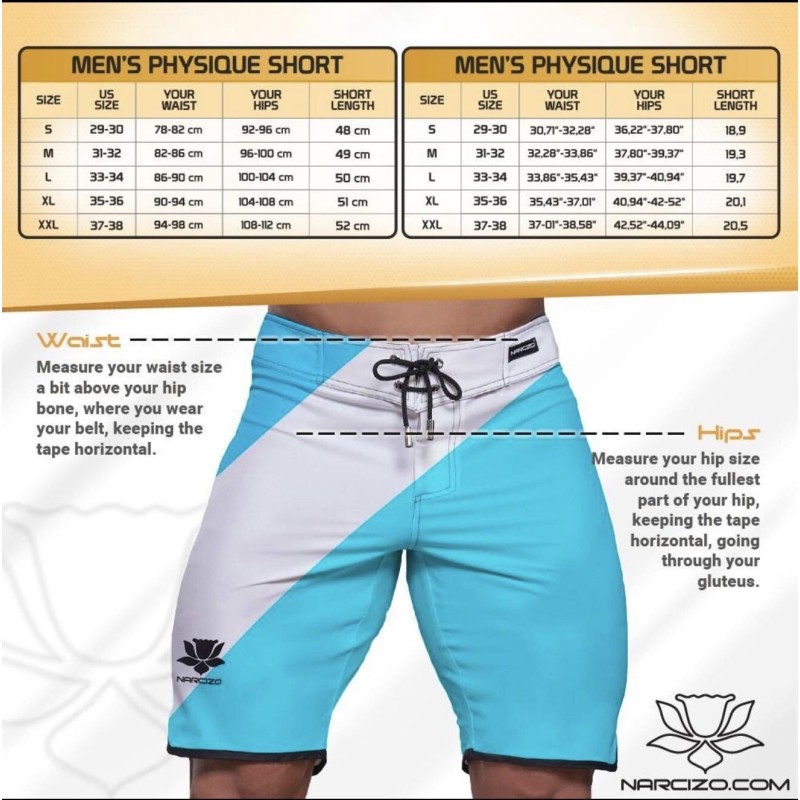 Men's Physique Willy Short long Narcizo | Vicorne Competitor