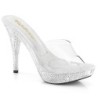 Elegance401Sandalias de escenario transparentes transparentes | Competidor de Vicorne