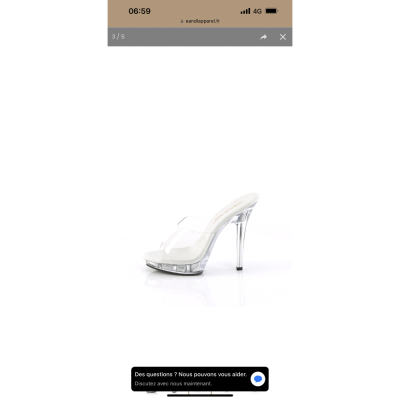 Mules Lip-101C Glitter Strass | Vicorne Competitor