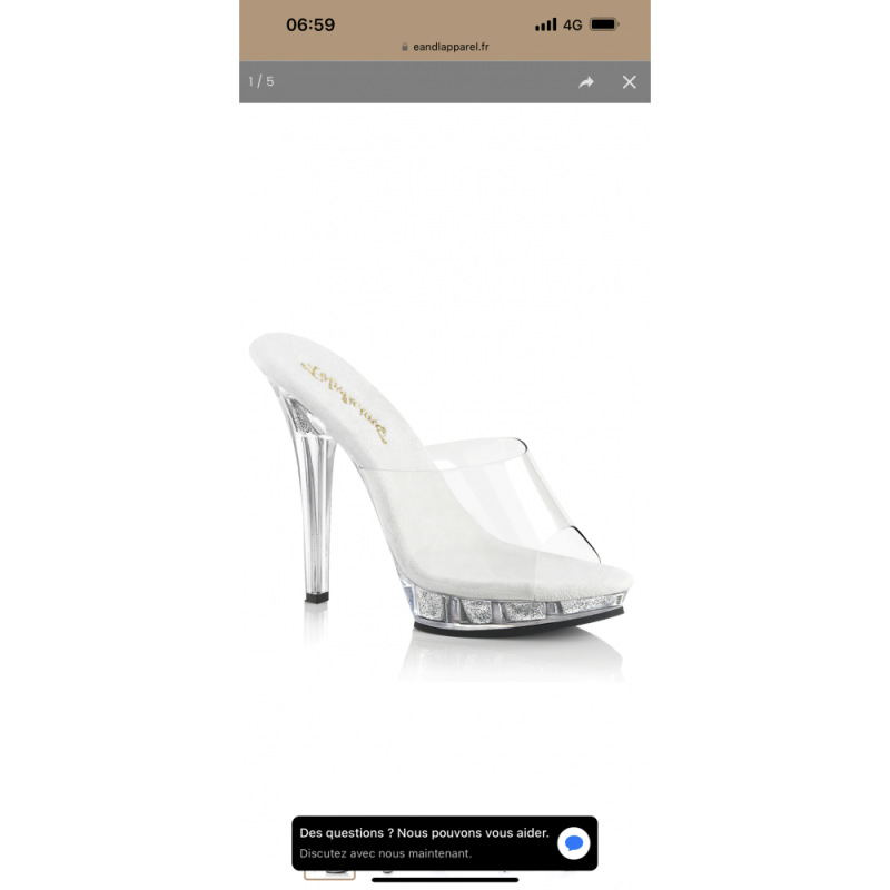 Mules Lip-101C Glitter Strass | Vicorne Competitor