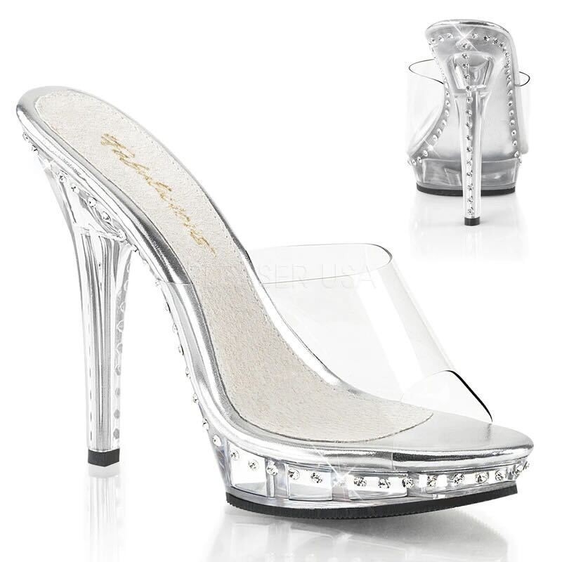Fabulicious Lip101LS tacones de strass 12,7 cm | Competidor de Vicorne