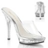 Fabulicious Lip101LS tacones de strass 12,7 cm | Competidor de Vicorne